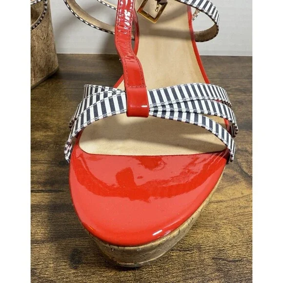 Kate Spade Tropez Wedge Heel Sandals Size 10M - Picture 5 of 12